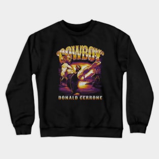 Donald Cerrone Retro Bitmap Crewneck Sweatshirt